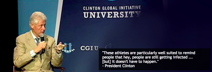 Bill Clinton talks about TGP at CGIU